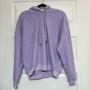 Purple fleece hoodie